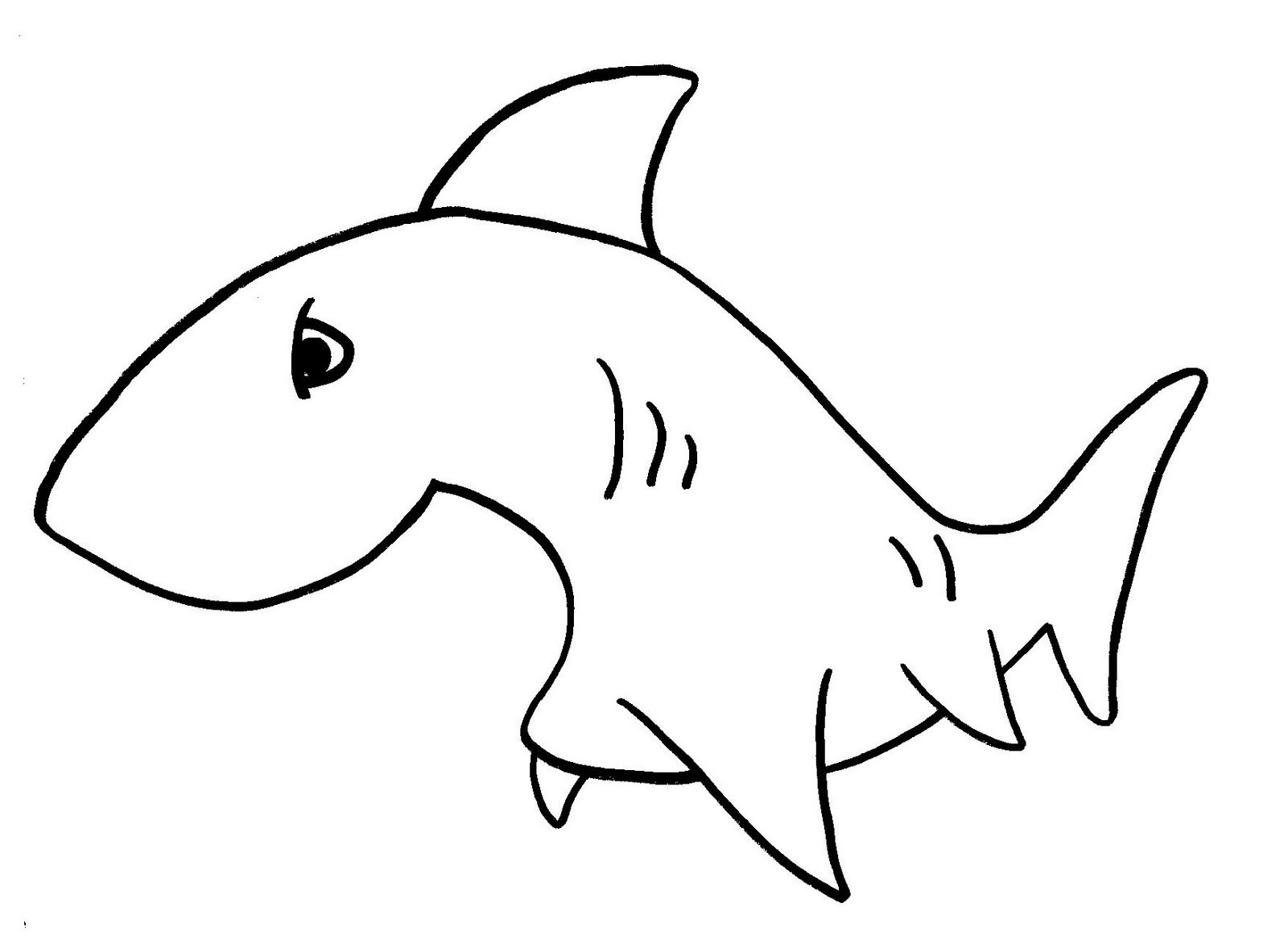 Dessin Requin #14841 (Animaux) à colorier – Coloriages à imprimer