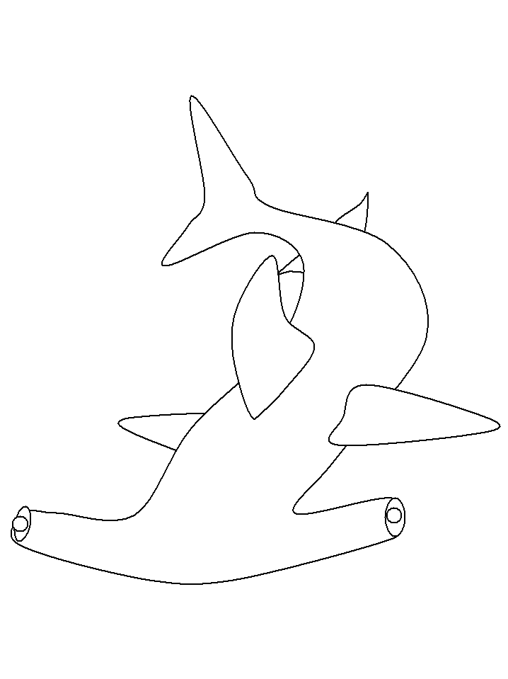 Dessin à colorier: Requin (Animaux) #14844 - Coloriages à Imprimer Gratuits