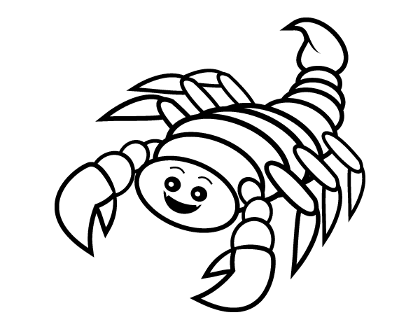 Dessin à colorier: Scorpion (Animaux) #14550 - Coloriages à Imprimer Gratuits