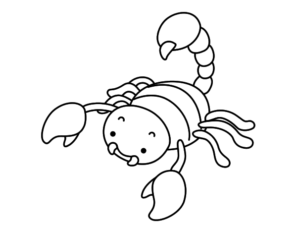 Dessin à colorier: Scorpion (Animaux) #14564 - Coloriages à Imprimer Gratuits