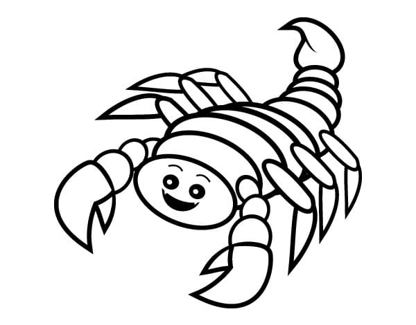 Dessin Scorpion #209570 à colorier de la série Animaux, gratuit à télécharger et imprimer