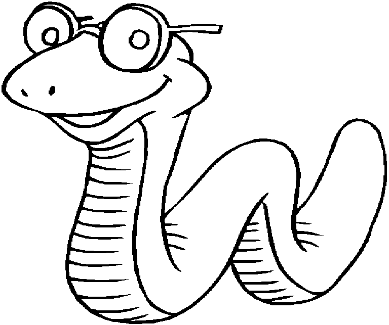 Dessin à colorier: Serpent (Animaux) #14343 - Coloriages à Imprimer Gratuits
