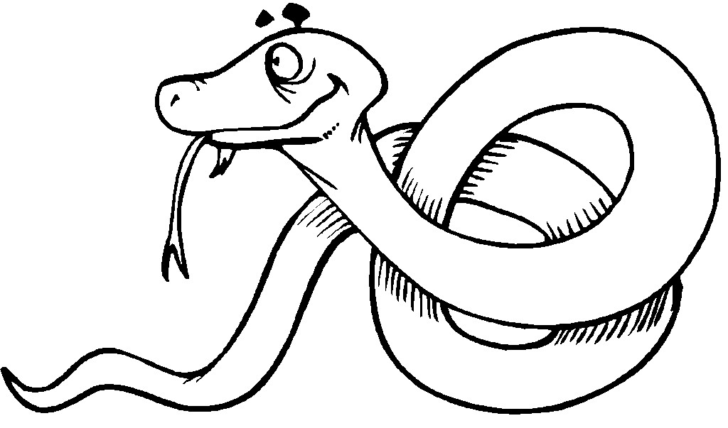 Dessin à colorier: Serpent (Animaux) #14362 - Coloriages à Imprimer Gratuits