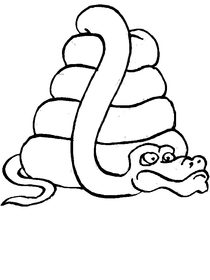 Dessin à colorier: Serpent (Animaux) #14402 - Coloriages à Imprimer Gratuits