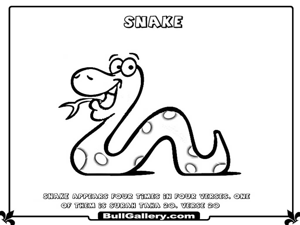 Dessin à colorier: Serpent (Animaux) #14422 - Coloriages à Imprimer Gratuits