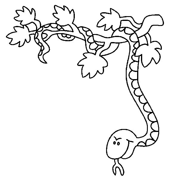 Dessin à colorier: Serpent (Animaux) #14466 - Coloriages à Imprimer Gratuits