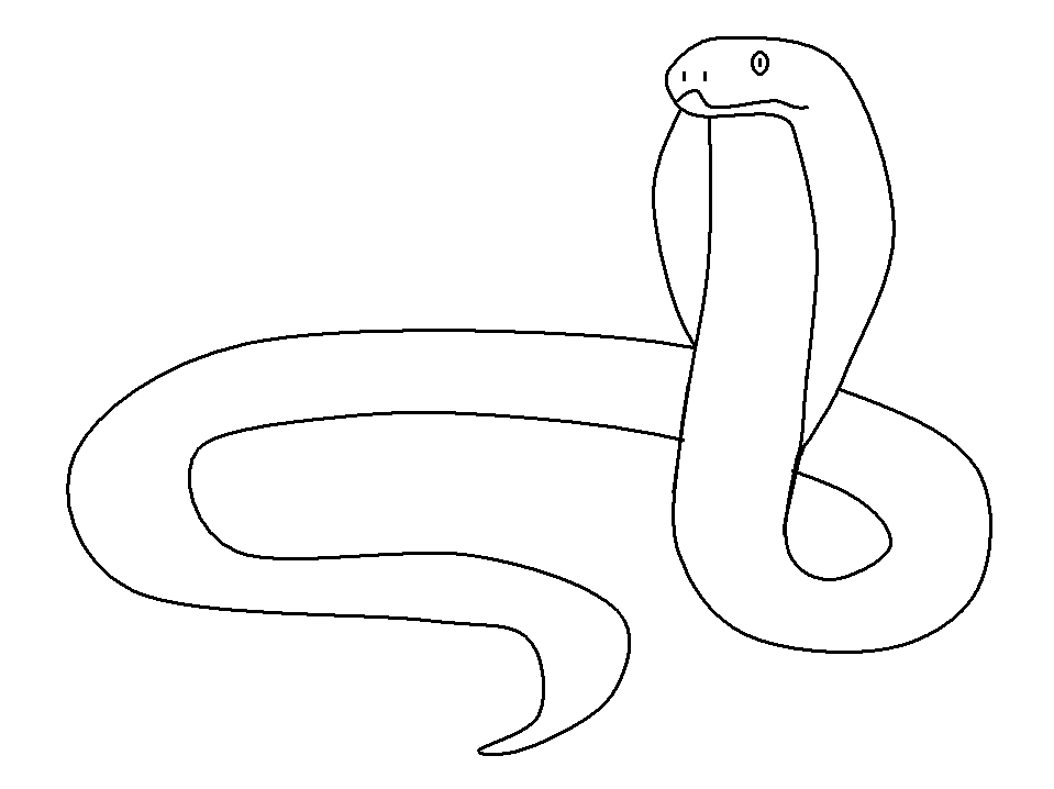 Dessin à colorier: Serpent (Animaux) #14475 - Coloriages à Imprimer Gratuits