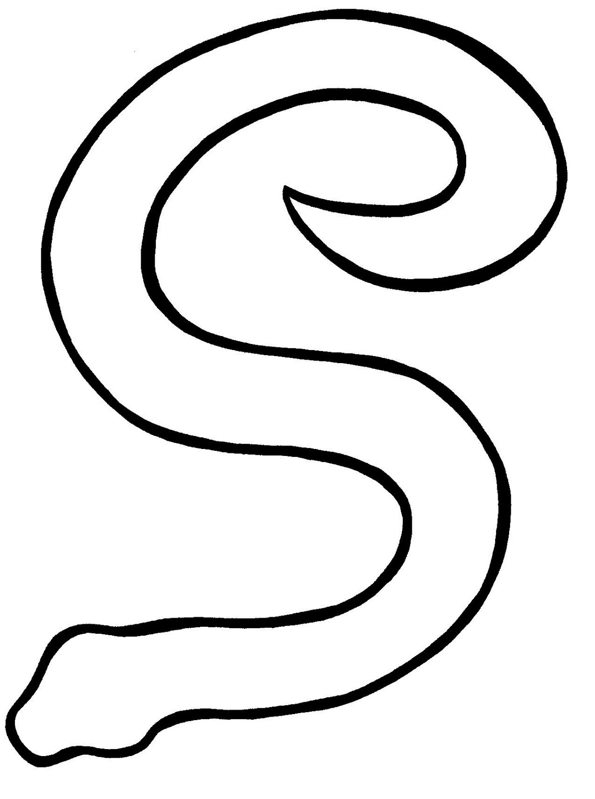 Dessin à colorier: Serpent (Animaux) #14523 - Coloriages à Imprimer Gratuits