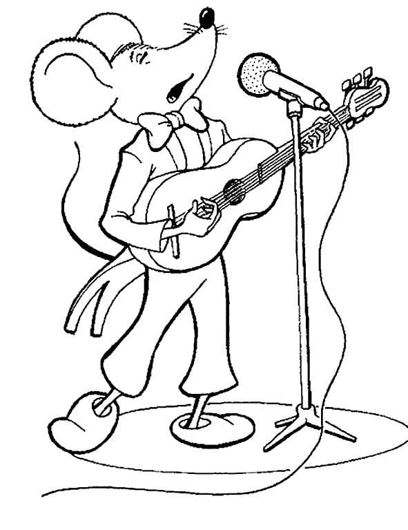 Coloriage gratuit Souris #189478 de la collection Animaux à imprimer