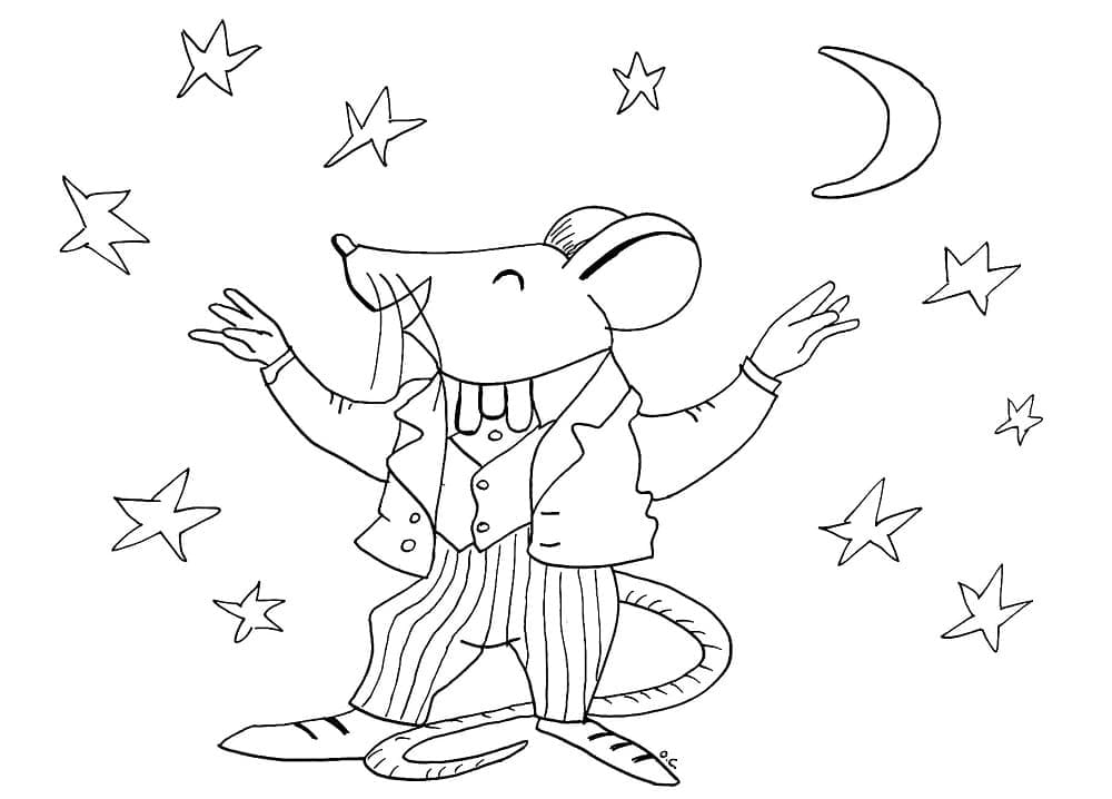 Coloriage à imprimer Souris #189531 de la série Animaux, gratuit pour enfants et adultes