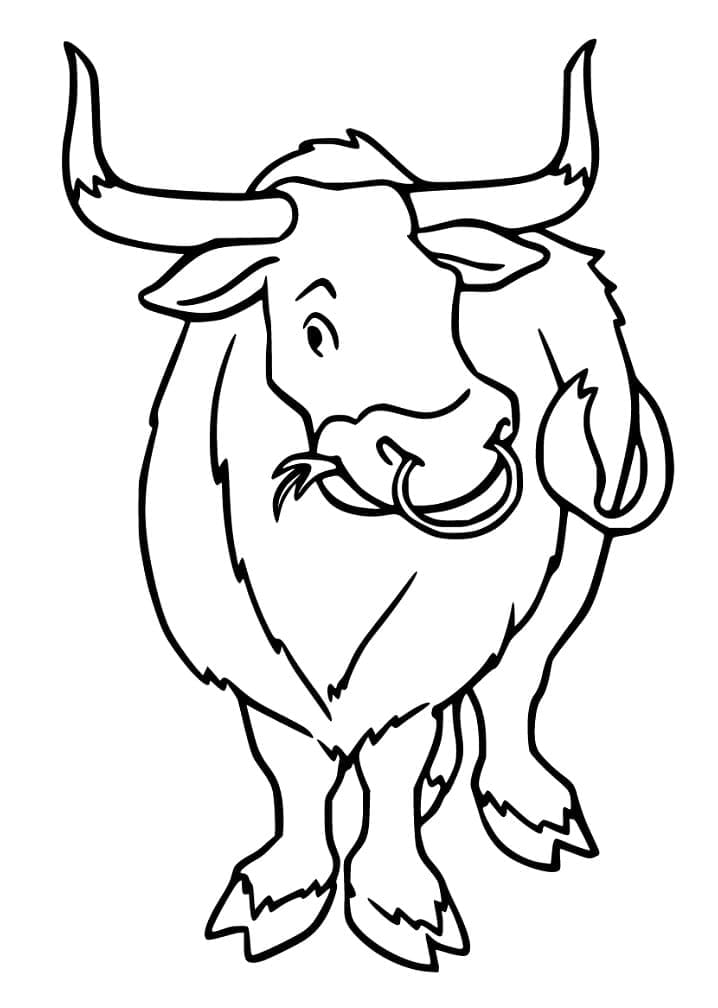 Coloriage gratuit Taureau #188614 de la collection Animaux à imprimer Coloriage gratuit Taureau #188614 de la collection Animaux à imprimer