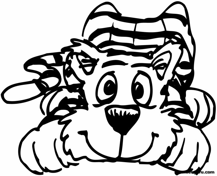Dessin à colorier: Tigre (Animaux) #13694 - Coloriages à Imprimer Gratuits