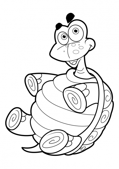 Dessin à colorier: Tortue (Animaux) #13511 - Coloriages à Imprimer Gratuits