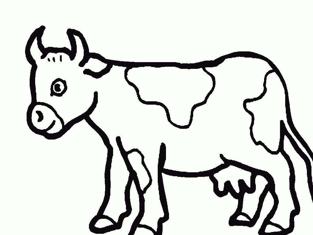 Dessins Vache (Animaux) à colorier – Coloriages à imprimer