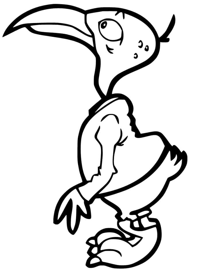 Coloriage gratuit Vautour #205315 de la collection Animaux à imprimer