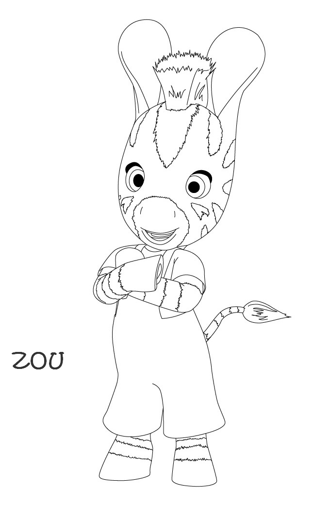 Dessin à colorier: Zèbre (Animaux) #13011 - Coloriages à Imprimer Gratuits