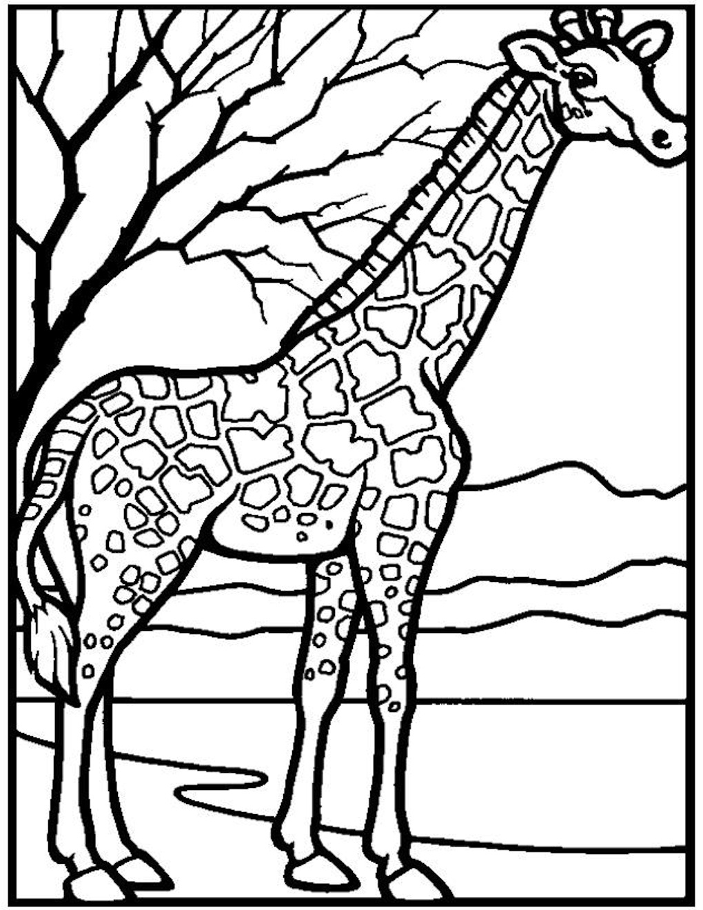 Dessin à colorier: Zoo (Animaux) #12818 - Coloriages à Imprimer Gratuits