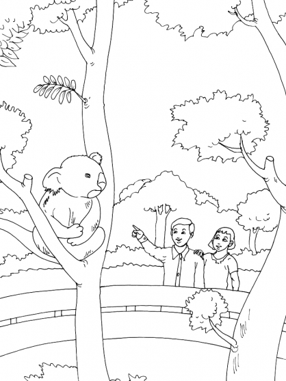 Dessin à colorier: Zoo (Animaux) #12831 - Coloriages à Imprimer Gratuits