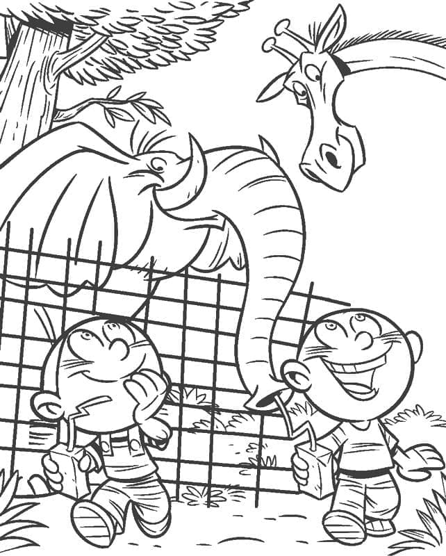 Coloriage gratuit pour enfants et adultes Zoo #201759, collection Animaux