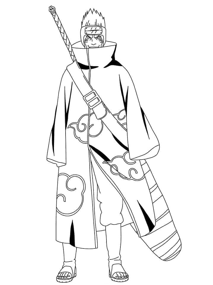 Coloriage gratuit Akatsuki #212850 de la collection Animé et Manga à imprimer