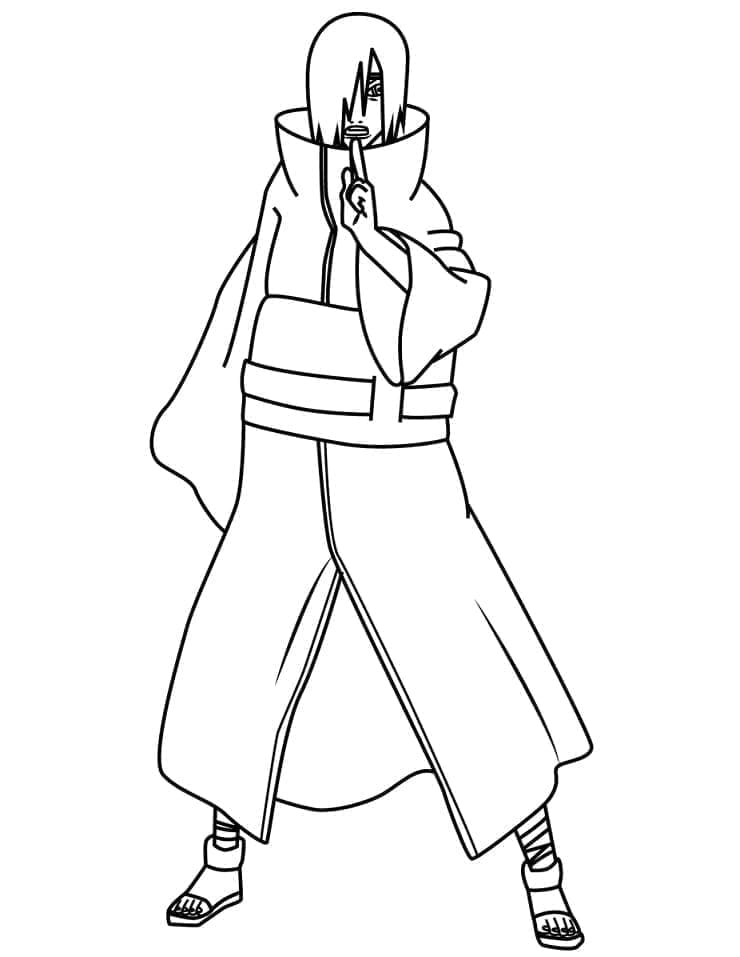 Coloriage gratuit Akatsuki #212861 de la collection Animé et Manga à imprimer