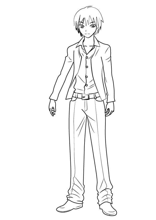 Coloriage gratuit Assassination Classroom #184470 de la collection Animé et Manga à imprimer