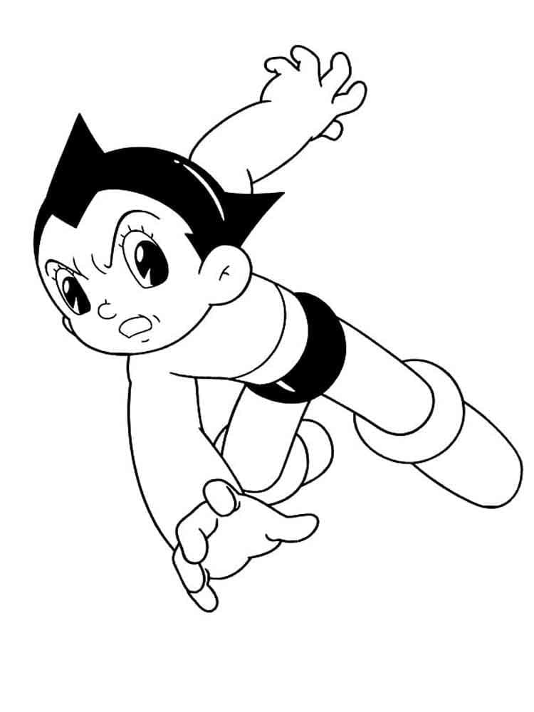 Coloriage gratuit Astroboy #207039 de la collection Animé et Manga à imprimer