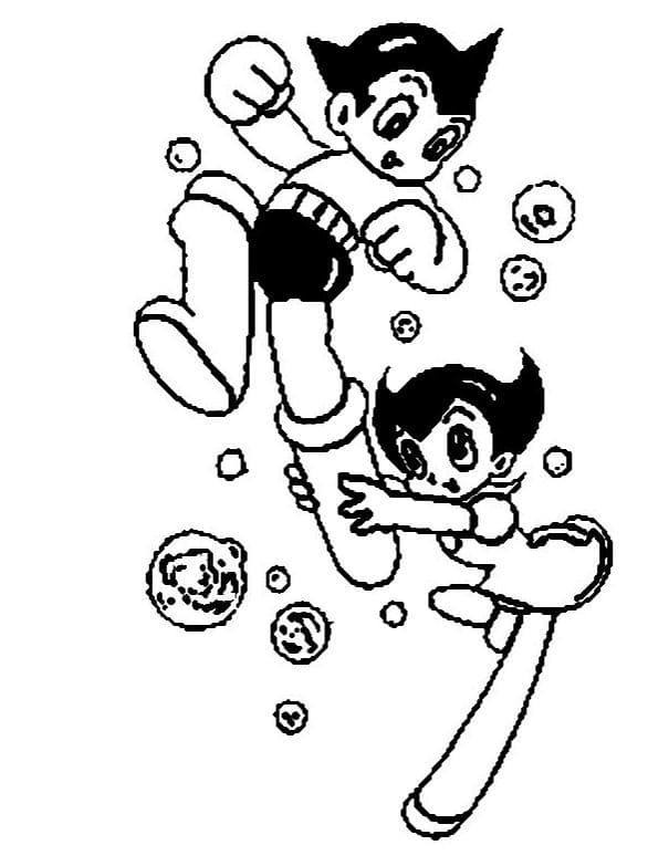 Coloriage gratuit Astroboy #207040 de la collection Animé et Manga à imprimer