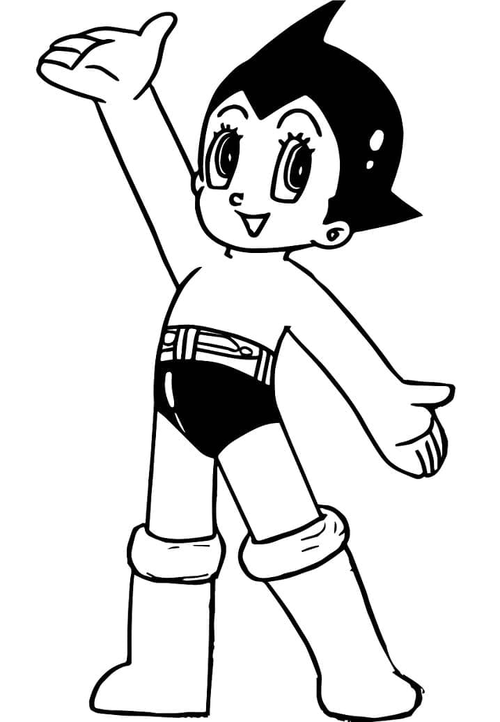 Coloriage gratuit Astroboy #207049 de la collection Animé et Manga à imprimer
