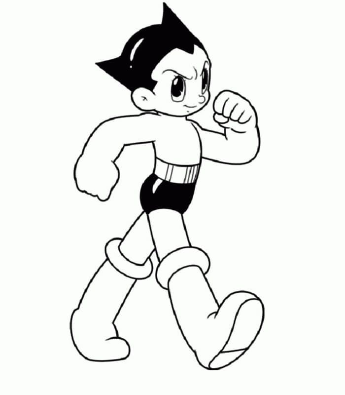 Coloriage gratuit Astroboy #207058 de la collection Animé et Manga à imprimer