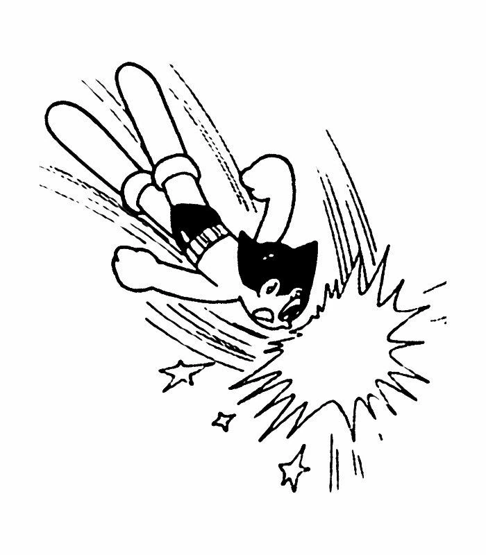 Dessin à colorier Astroboy #45236 issu de la collection Animé et Manga, prêt à imprimer