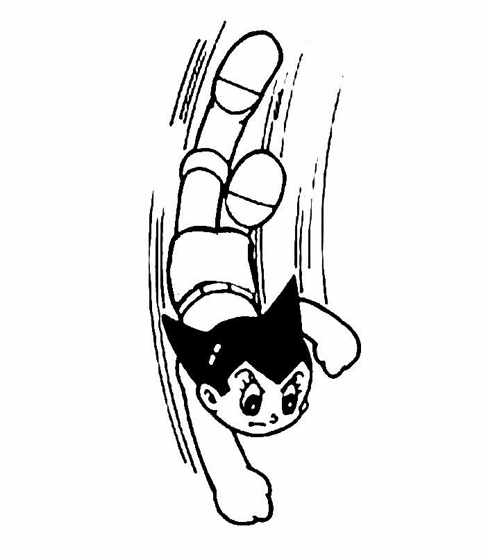 Coloriage gratuit Astroboy #45243 de la collection Animé et Manga à imprimer