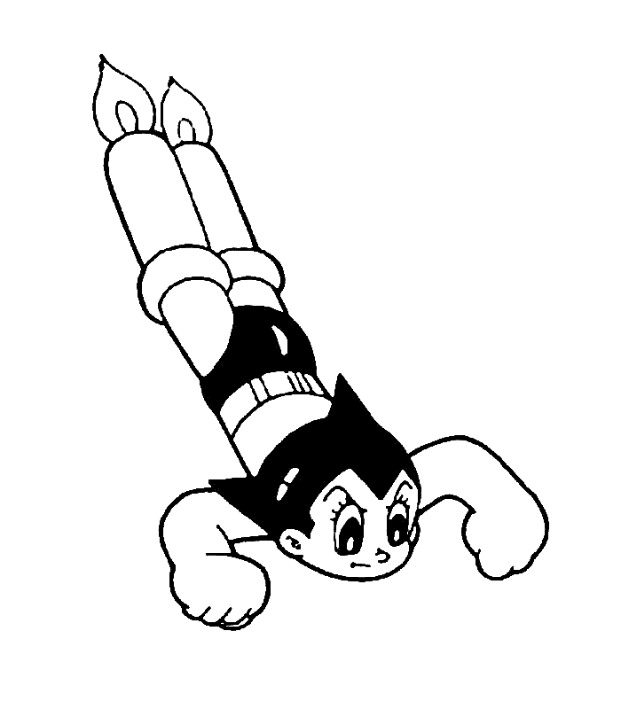 Coloriage gratuit pour enfants et adultes Astroboy #45258, collection Animé et Manga