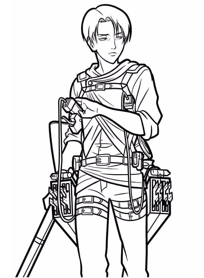 Coloriage gratuit pour enfants et adultes Attaque des Titans #182956, collection Animé et Manga