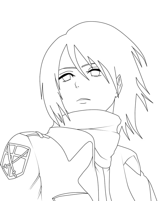 Coloriage gratuit Attaque des Titans #182963 de la collection Animé et Manga à imprimer