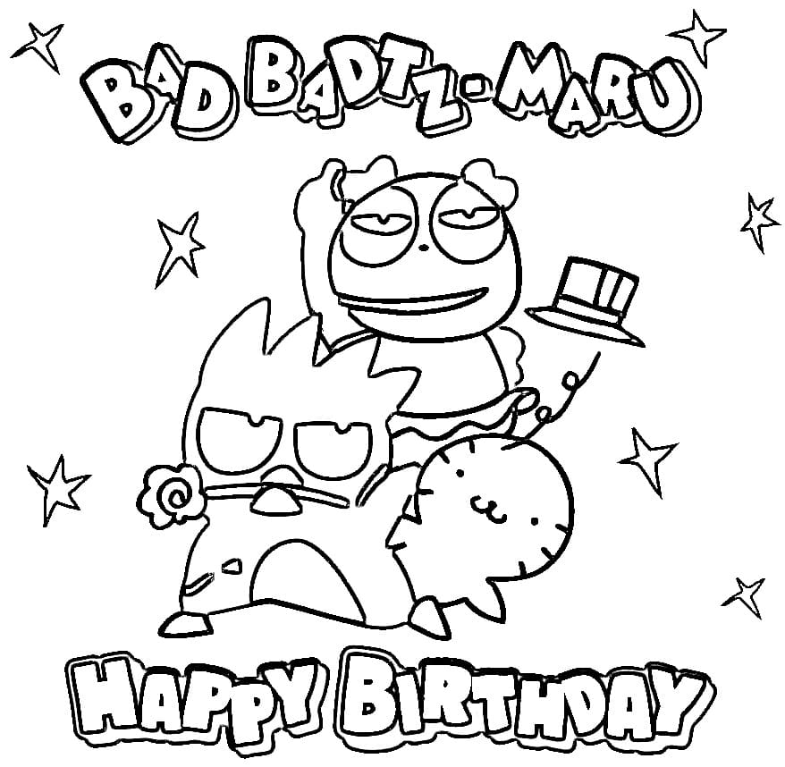 Coloriage gratuit Badtz Maru #220282 de la collection Animé et Manga à imprimer