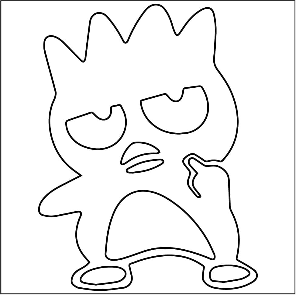 Coloriage gratuit Badtz Maru #220289 de la collection Animé et Manga à imprimer