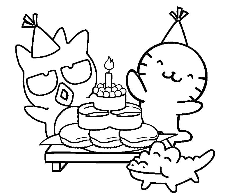 Dessin à colorier: Badtz Maru (Animé et Manga) #220290 - Coloriages à Imprimer Gratuits