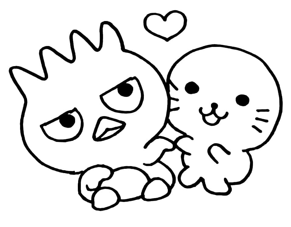 Coloriage gratuit Badtz Maru #220306 de la collection Animé et Manga à imprimer