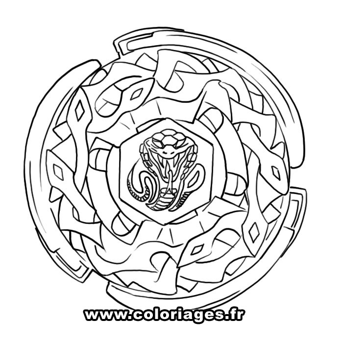 Coloriage imprimable Beyblade #46785 de la collection Animé et Manga à colorier aux crayons