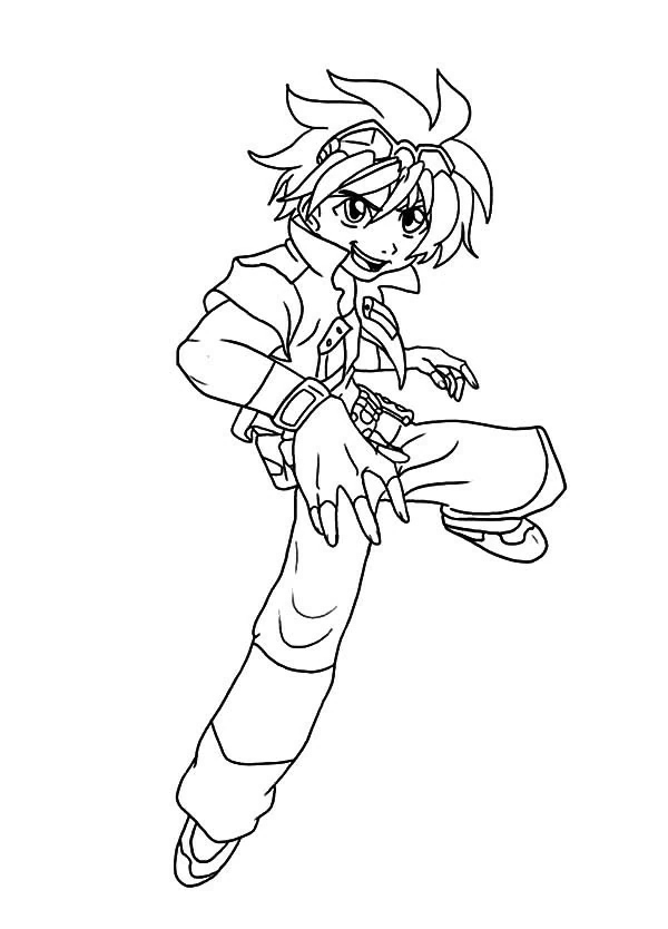 Coloriage gratuit Beyblade #46887 de la collection Animé et Manga à imprimer