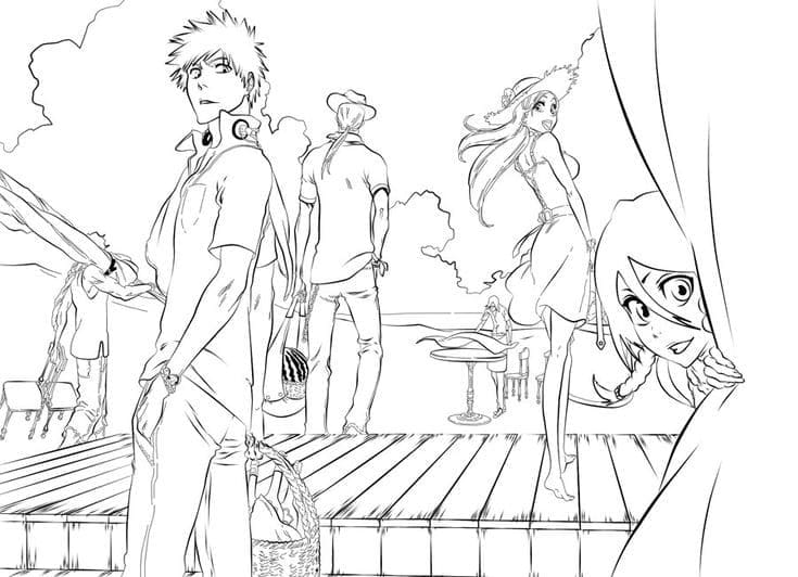 Coloriage gratuit Bleach #208045 de la collection Animé et Manga à imprimer