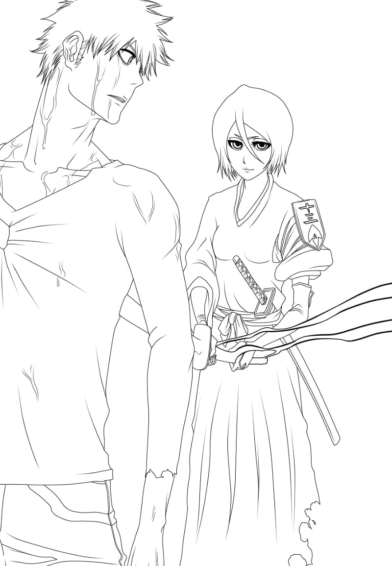 Coloriage gratuit Bleach #208065 de la collection Animé et Manga à imprimer