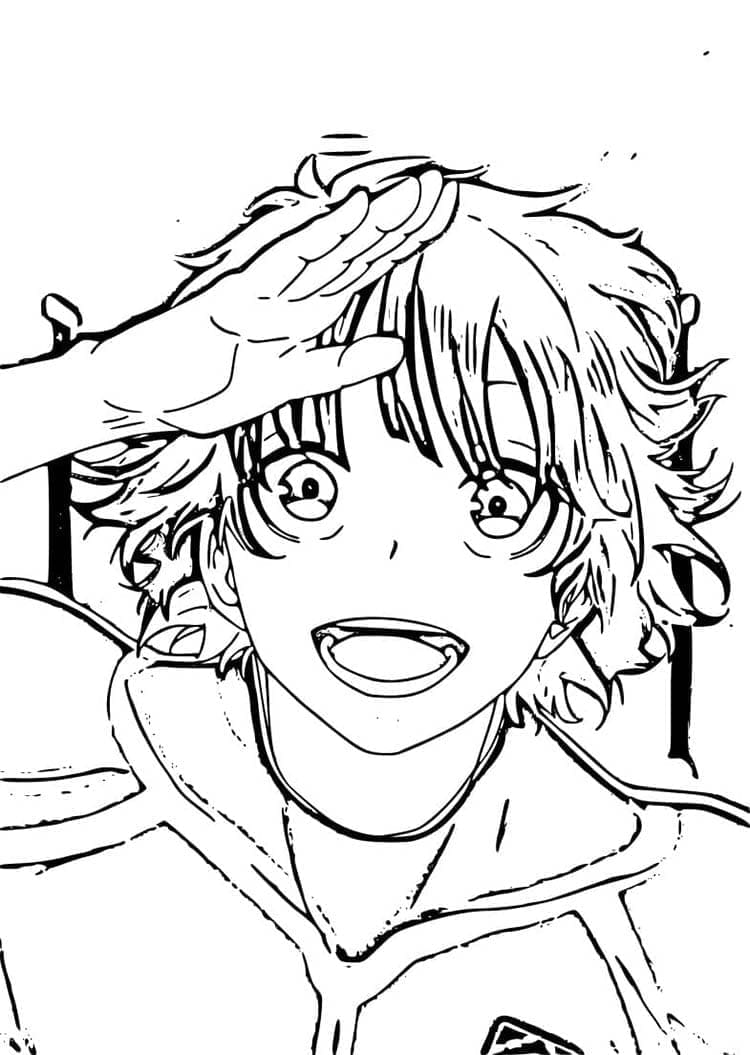 Page de coloriage Blue Lock #212779, collection Animé et Manga, à imprimer et colorier