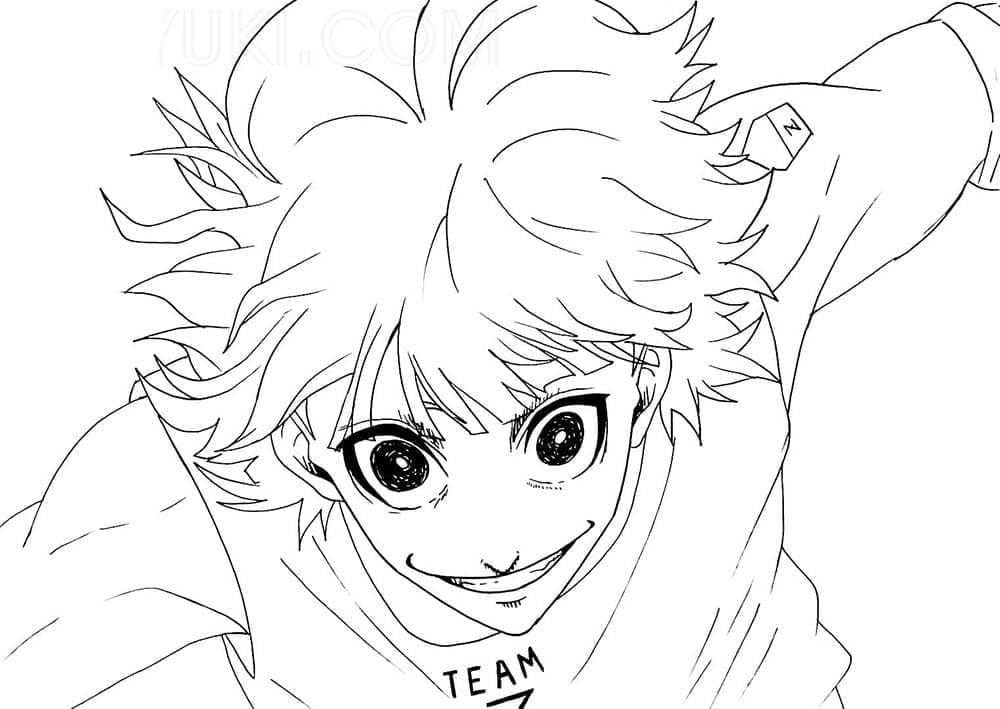 Dessin à colorier: Blue Lock (Animé et Manga) #212782 - Coloriages à Imprimer Gratuits