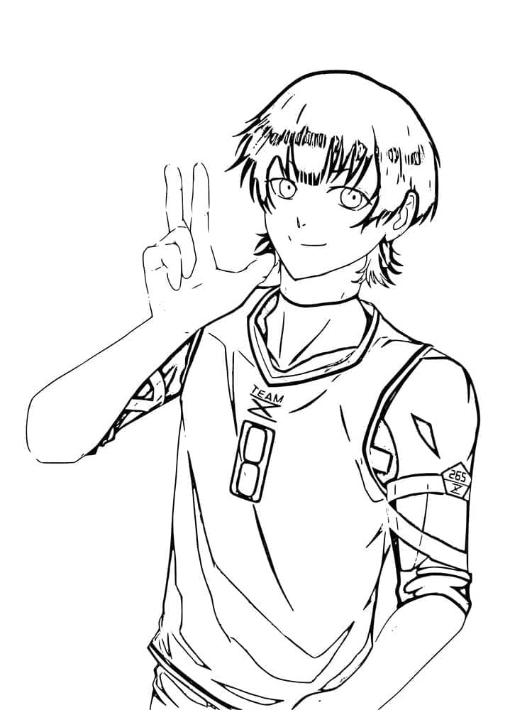 Dessin à colorier: Blue Lock (Animé et Manga) #212783 - Coloriages à Imprimer Gratuits