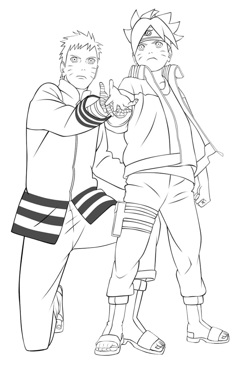 Coloriage gratuit Boruto #176108 de la collection Animé et Manga à imprimer