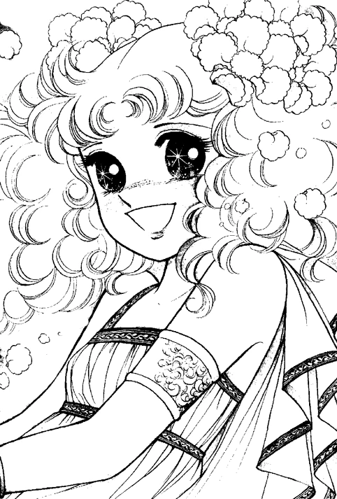 Dessin à colorier Candy Candy #41556 issu de la collection Animé et Manga, prêt à imprimer