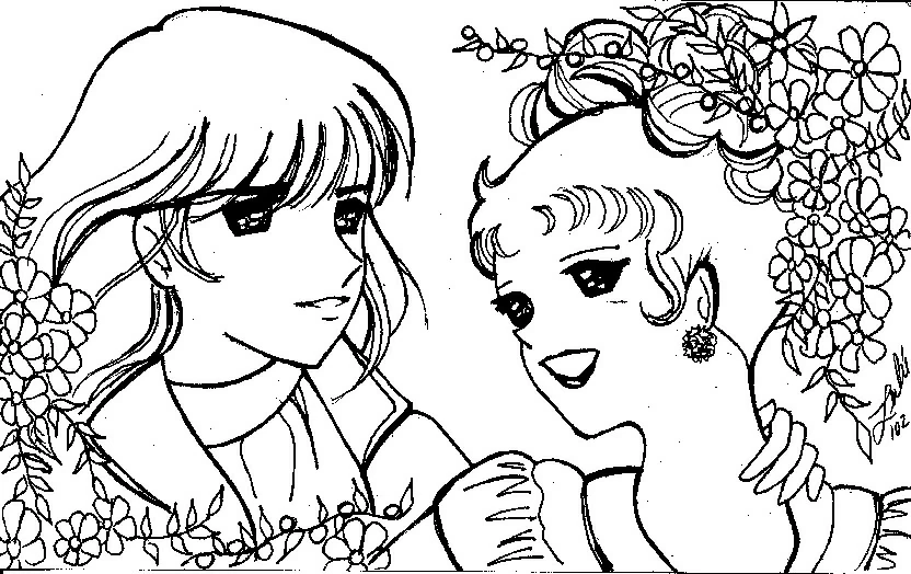 Dessin à colorier: Candy Candy (Animé et Manga) #41622 - Coloriages à Imprimer Gratuits