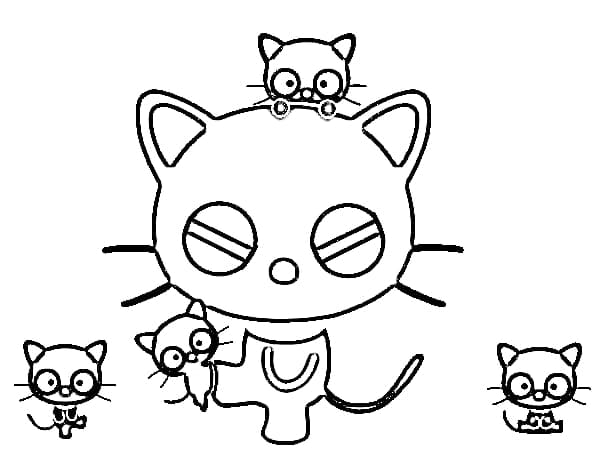 Coloriage gratuit Chococat #220253 de la collection Animé et Manga à imprimer